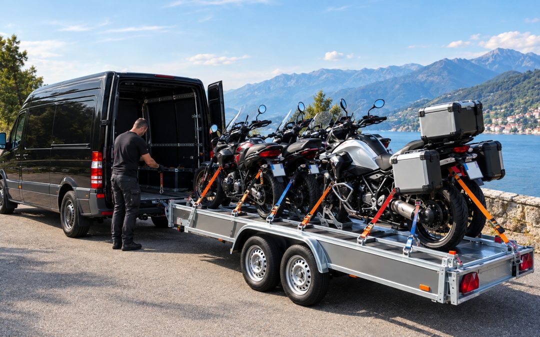 Fly & Ride moto: come funziona il trasporto in furgone